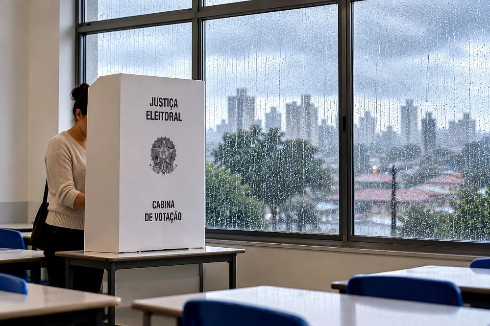 Rio terá chuva no domingo de eleição e temperatura pode cair 7°C